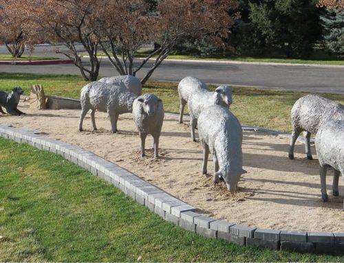 Trailing of the Sheep & The Good Shepherd Monument